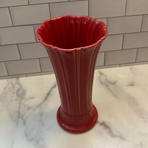 Fiesta® Medium Flower Vase | Scarlet